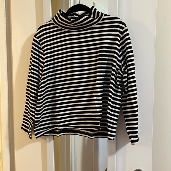 J. Crew striped cropped top Size XL - Picture 1 of 2